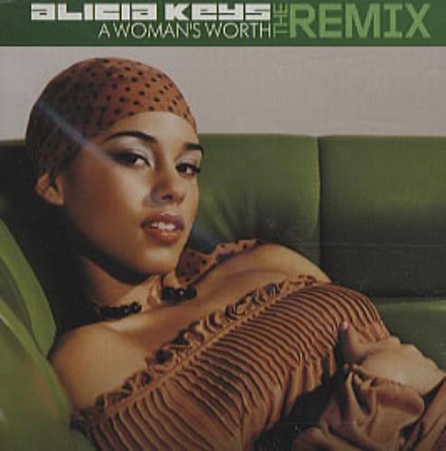 Alicia Keys A Woman's Worth - The Remix US Promo CD single (CD5
